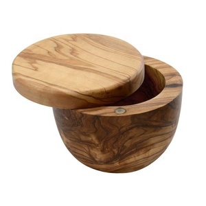 Wholesale Exporter Artizon Studio Brown Acacia Wood Sugar Salt Pepper Bowl Set Eco-Friendly Durable Food Grade Dishwasher Safe - Product Image 2