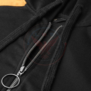 Windproof Winter Women's <b>Zip</b>-<b>Up</b> Hoodies with Front Logo 100% Cotton Fleece Fabric High Quality - Product Image 5