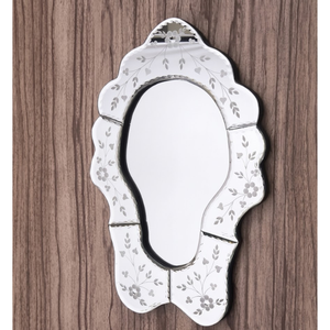 Espejo de Pared Barroco Veneciano Antiguo Ornamentado |   Espejo Decorativo Vintage con Marco Tallado para una Decoración Elegante de la Sala de Estar - Product Image 1