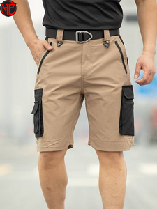 Pantalones Cortos Tácticos para Hombre, 100% Poliéster, Resistentes al Agua, de Secado Rápido, Transpirables, con Cierre de Cremallera, para Trabajo al Aire Libre, Senderismo - Product Image 4