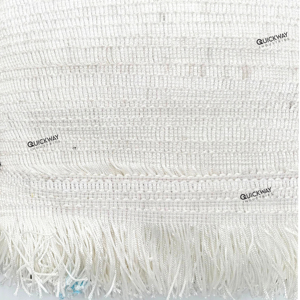 Ribete de Encaje de Poliéster con Flecos de Cadena Blancos Personalizados para Decoración de Prendas - Product Image 1