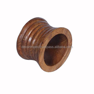 Rond de serviette pur Design Unique en bois fait à la main ronds de serviette papier pour Table à dîner fabriqué en inde fournisseur vente chaude - Product Image 6