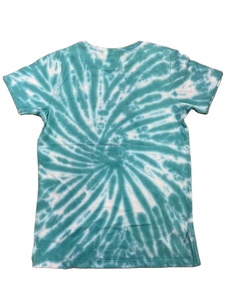 Venta al por mayor 100% Ring spun algodón transpirable solo Jersey tela personalizada camiseta impresión DIP Dye tie teñido liso en blanco hombres camiseta - Product Image 5