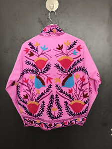 Veste matelassée Suzani brodée à la main, réversible, pour femme, prix usine, éco-responsable, collection 2026, vente chaude - Product Image 6