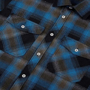 Nueva Camisa de Franela para Hombre, Cosida a Medida, Antiarrugas, Transpirable, Ecológica, Servicio OEM, Alta Calidad con Precio al por Mayor - Product Image 3