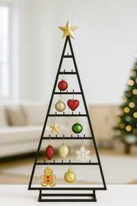Metal Christmas <b>Tree</b> – Scandinavian Christmas Decor – Minimal Ornament Display Stand – Modern Christmas Decorations - Product Image 2
