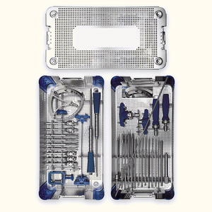 Ensemble d'instruments chirurgicaux de haute qualité pour la colonne vertébrale, système de vis pédiculaires de 6,0 mm - Product Image 1