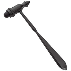 Martillo de Reflejos Neurológico Tromner Negro con Punta Puntiaguda, Herramienta Profesional para Respuestas Cutáneas y Superficiales - Product Image 1