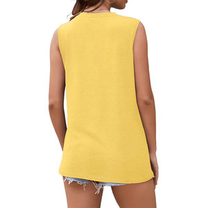 Débardeur pour femme, service OEM, léger, impression personnalisée, polyester et coton, pour la salle de sport, l'entraînement quotidien et la remise en forme - Product Image 6