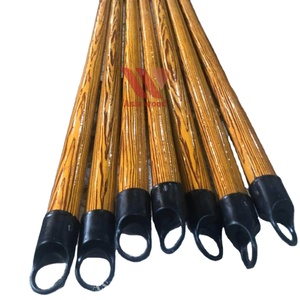 Manches de balai et de serpillière en bois enduit de PVC, couleurs café, poils doux, durables, pour le nettoyage des toilettes et des meubles, directement de l'usine du Vietnam - Product Image 1