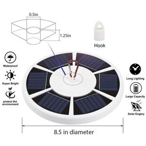 "42 LED Solar Flag Pole <b>Light</b> for Garden Outdoor Waterproof <b>Landscape</b> Camping Tent Street Lamp TK Self-Cleaning" - Product Image 6