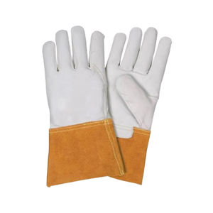 Guantes de Soldadura TIG de Piel de Cabra Natural de Primera Calidad, Resistentes a las Chispas, de Alta Destreza, de 14 Pulgadas, Marca WELDER - Product Image 5
