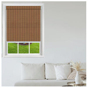 Persiana Enrollable de Bambú Inalámbrica Integrada con Patrón Horizontal Natural, Filtrante de Luz, para Interiores Ecológicos - Product Image 2