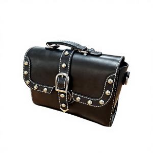 Vente chaude Premium Portefeuille En Cuir Véritable Sac À Main avec Deux Sangles Durable Qualité Sac Personnalisé Marque pour Filles Fermeture À Glissière - Product Image 6