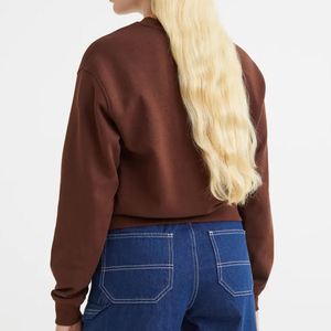 Sudaderas Personalizadas para Mujer, 100% Algodón, Transpirables, Corte Ajustado, Verano, Alta Calidad, Frente de Lona, Impresión Personalizada OEM - Product Image 2