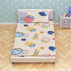Kids Cotton <b>Bedding</b> <b>Set</b> 3 Piece Cute Cartoon Bed Sheet Pillowcases Soft Durable Skin-Friendly - Product Image 5
