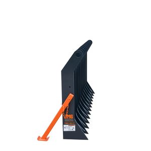 Supporto universale per rastrello con radice di sterzo da 72 pollici con spaziatura da 30 a 50 CV TMG-SDR72 rastrello per escavatore - Product Image 4