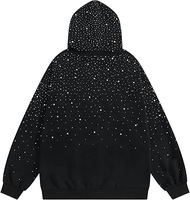 Derniers modèles de sweats à capuche pour hommes en strass avec impression numérique, 100% coton, service OEM, fabriqué au Pakistan