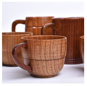 Premium Quality Wooden Tea <b>Cup</b> For Your Home tableware Tea Drinking <b>Cup</b> Unbreakable Crafts With Handle At Affordable Budget - Product Image 3