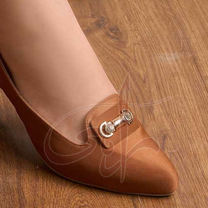 Dernier style, couleur unie, professionnel, vente en gros, taille personnalisée, légers, de haute qualité, mocassins à talons pour femmes, à enfiler - Product Image 5