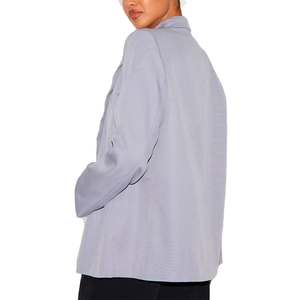 Blazer Classique Femme 2026 Nouveau Col Cranté Bouton Unique Manches Longues Coupe Ajustée Costume de Bureau OEM Vente en Gros Marque Privée - Product Image 3