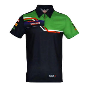 Polo d'équipe de course pour hommes, haute qualité, séchage rapide, manches courtes, combinaison de course automobile respirante, coupe-vent, grandes tailles pour l'été et la moto - Product Image 5