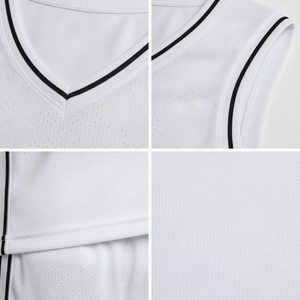 Maillots de basket personnalisés de haute qualité, uniformes d'équipe personnalisables avec tissu respirant et à séchage rapide en 100 % polyester - Product Image 4