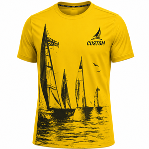 Maillot de voile personnalisé à séchage rapide, chemise de performance par sublimation, maillot d'équipe de voile respirant, chemise de pêche, vêtements de sport OEM - Product Image 1
