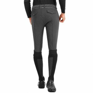 Pantalones de equitación, ropa deportiva para exteriores, proveedor de artículos de equitación, personalizado OEM ODM, tela elástica en cuatro direcciones, tela de alta calidad - Product Image 2