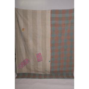 Couverture Kantha Gudri en coton indien, faite à la main, vintage, style bohème, jeté de lit, couverture réversible, décoration d'intérieur, cadeau - Product Image 2