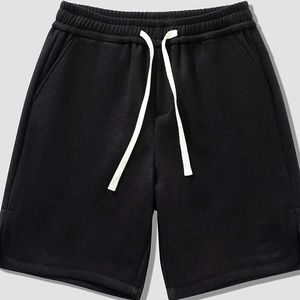 Shorts de sport pour hommes en coton doux, respirants, avec taille élastique confortable, impression de logo personnalisée, shorts d'été très demandés - Product Image 5