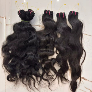 ผมมนุษย์แบบเวฟจากอินเดียใต้ |   ผมต่อแบบหนาพิเศษ เรมี่แฮร์ ขายส่ง - Product Image 1