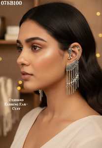 Pendientes de Metal con Acabado Oxidado para Mujeres y Niñas, Diseño Tradicional para Fiestas, Bodas y Eventos - Product Image 4