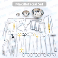 Ensemble d'instruments de traumatologie orale et maxillo-faciale de qualité médicale approuvé CE ISO DAVICON ENTERPRISES, outils de chirurgie orthognathique réutilisables