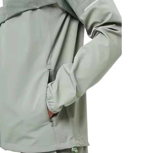 Men Lightweight Hooded Windproof Breathable Quick Dry Sport Jacket With Side Pockets Spring Autumn Outdoor Wear - Product Image 5