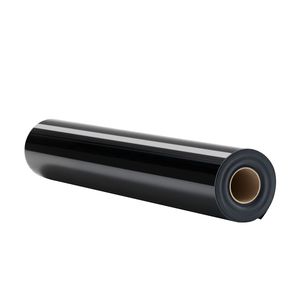 Rotolo di Vinile Termotrasferibile Nero Lucido 12 pollici x 25 piedi, Facile da Tagliare e Sverniciare, Forte Adesione, Compatibile con Strumenti e Forniture per Artigianato Termoadesivo - Product Image 2