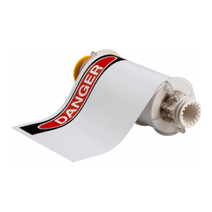 Brady BBP85 All Weather <b>Vinyl</b> Safety Labels Permanent <b>Adhesive</b> OSHA DANGER Indoor/Outdoor - Product Image 1