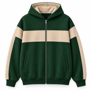 Conjunto Deportivo Unisex de Alta Calidad, Ecológico, con Bloques de Color, Sudadera con Capucha, Cintura Elástica, Manga Larga, Pantalones Cómodos - Product Image 2