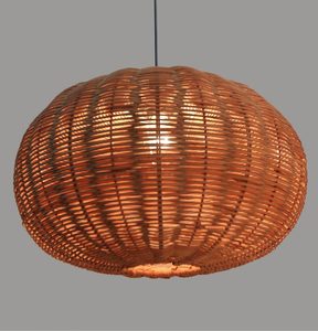 Meilleures ventes, lustre en rotin et bambou fait main, luminaire suspendu pour la décoration de la maison, restaurant, café, projets hôteliers - Product Image 2