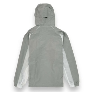 Chaqueta de lona acolchada para correr en invierno, precio económico, logotipo personalizado, transpirable, con bloques de color, con cremallera, con capucha, gruesa e impermeable - Product Image 1