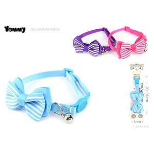 ปลอกคอแมวยอมมี่พร้อมโบว์ผูก ขนาด 20-31 ซม. สำหรับแมว - Product Image 2
