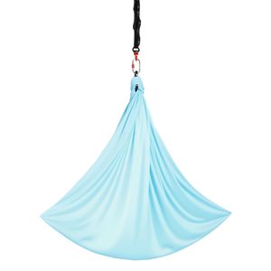 Dual-Function Aerial Silk <b>Yoga</b> Swing Max Load 300 Lbs Nylon Fabric Daisy Rope PE Zipper Bag Gymnastics <b>Hammock</b> for Men Women - Product Image 1