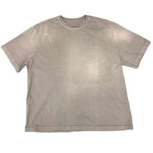 Cumbre Sports Mens Plus Size Vintage Jersey Acid Washed T-Shirts Drop Shoulder Distress Streetwear Sun Faded Oversize T-Shirts - Product Image 1