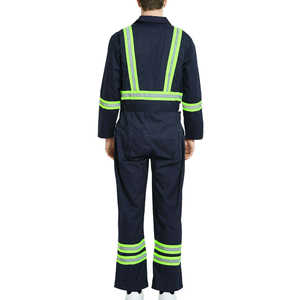 Uniformes Ignífugos Transpirables con Logotipo Personalizado, Ropa de Trabajo de Algodón, Overoles de Protección para la Industria del Petróleo y Gas - Product Image 6