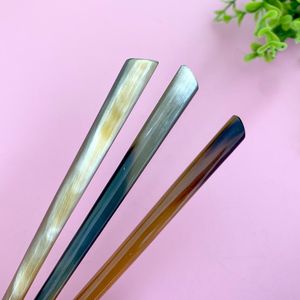 Pasador de pelo hecho a mano con cuerno natural de búfalo para cabello largo, para cualquier estilo de peinado en uso diario, para niñas, a bajo precio. - Product Image 6