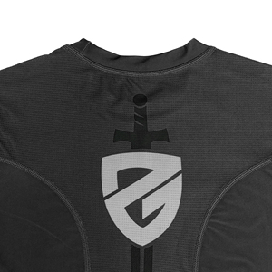 Wholesale High Quality Silk Screen Printed Fully Customized Men <b>Rashguard</b> Compression Shirt Quick Dry Breathable - Product Image 6