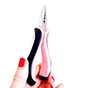 Premium MAGMA BEAUTY Metal Hair <b>Extension</b> Pliers Micro Nano Ring Tool Adjustable Spring Grip for Salon Hair Styling <b>Bead</b> Work - Product Image 3