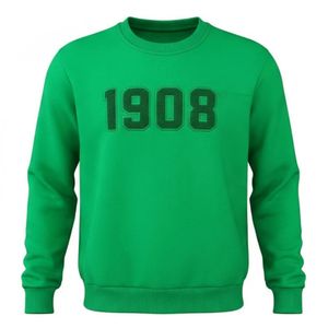 Sudadera Rosa de Invierno con Bordado Chenille, Cuello Redondo, Forro Polar de Algodón Premium, Unisex, Cálida, Estilo Urbano - Product Image 3