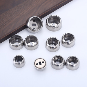 Universal Thickened Round Flange Seat Stainless Steel <b>Clothes</b> <b>Racks</b> Hanging Rods Accessories Easy Fixing Garment Hooks - Product Image 1