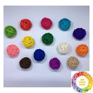 ลูกบอลหวายตกแต่ง งานฝีมือสานสำหรับตกแต่งบ้าน DIY ของตกแต่งงานอีเว้นท์ ห่อของขวัญ งานดอกไม้ และงานฝีมือต่างๆ - Product Image 2